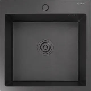 Мойка кухонная GranFest METAL 5050 PVD графит